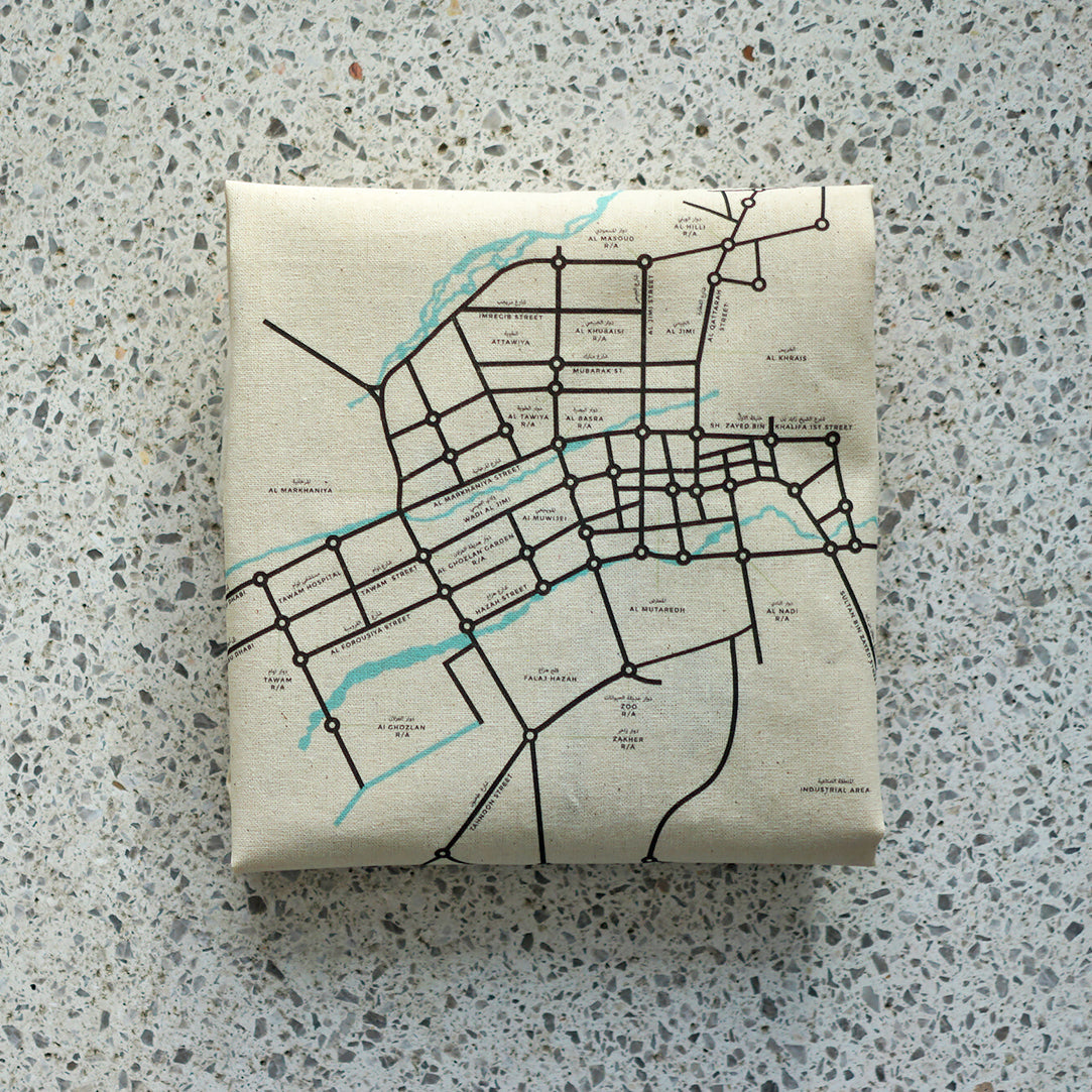 شنطة خريطة العين - Al Ain Map Tote Bag