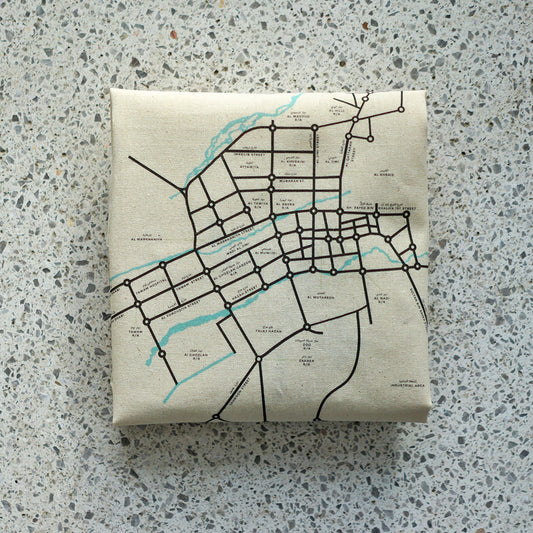 شنطة خريطة العين - Al Ain Map Tote Bag