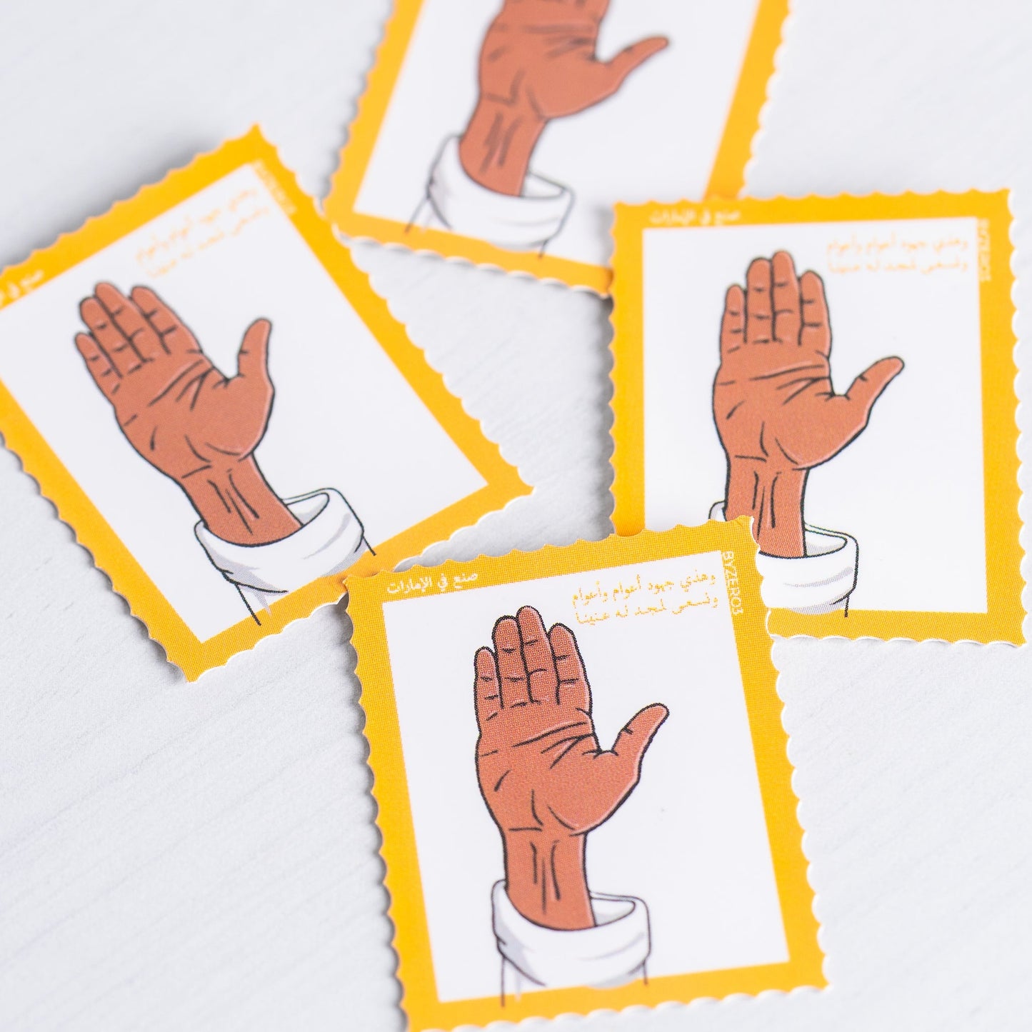 ملصق يد الشيخ زايد - Zayed Hand Sticker