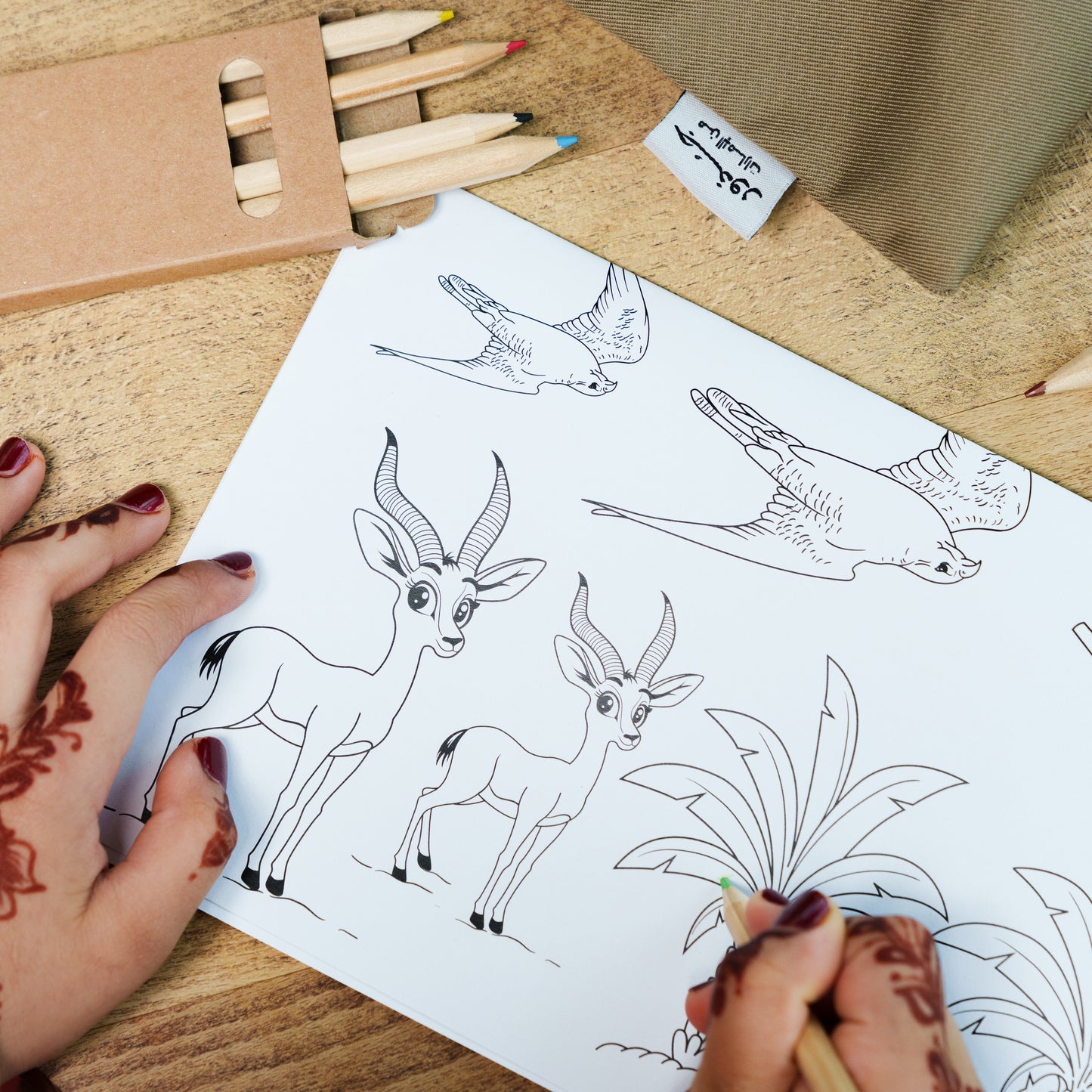 Qasr Al Muwaiji Coloring Paper