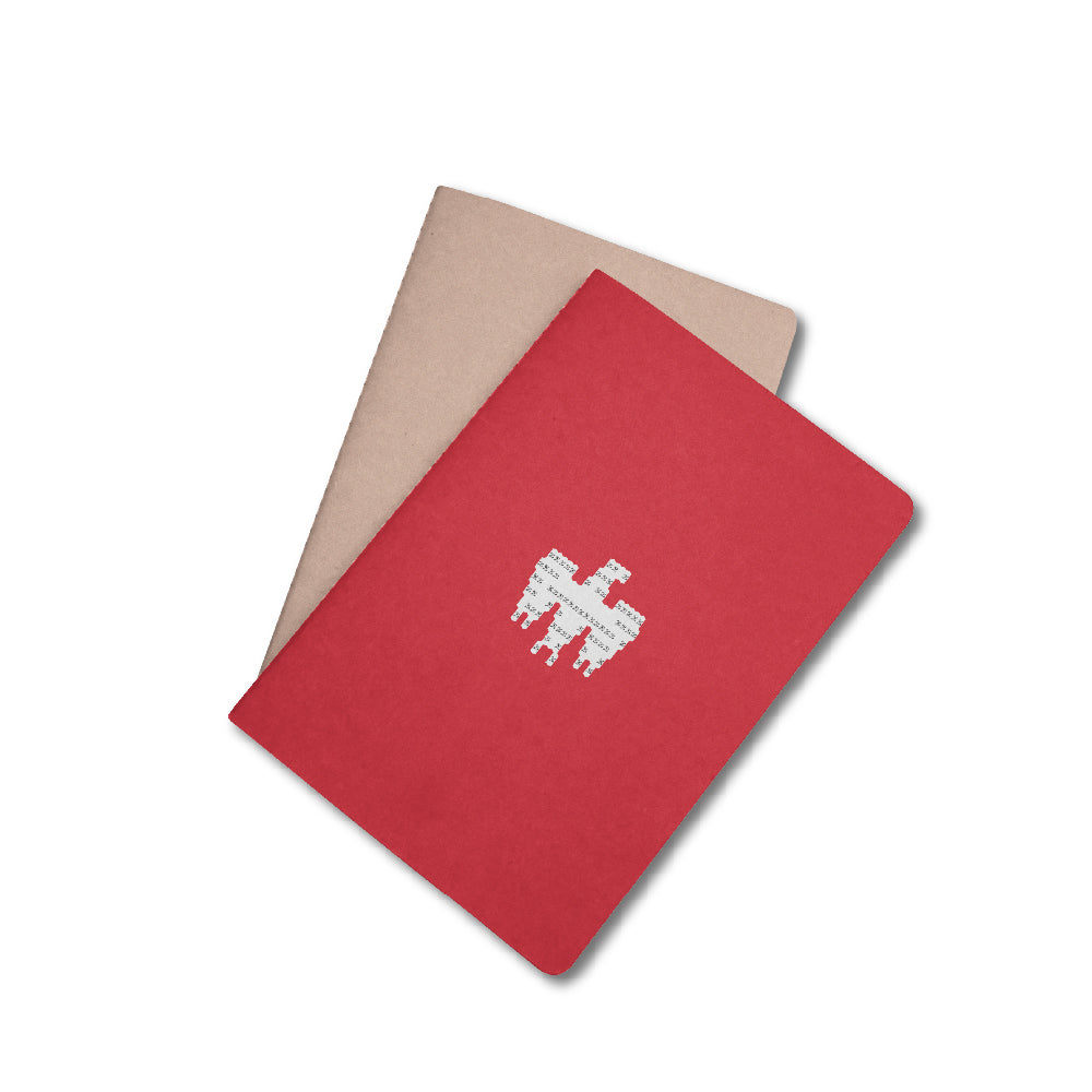 Falcon Red Notebook