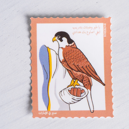 ملصق طير الشيخ زايد - Zayed Falcon Sticker